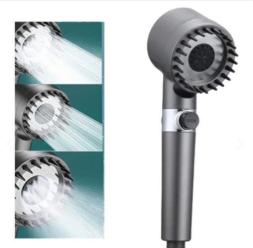 Cabezal de Ducha EcoPower – Presión Intensa con Menor Consumo de Agua