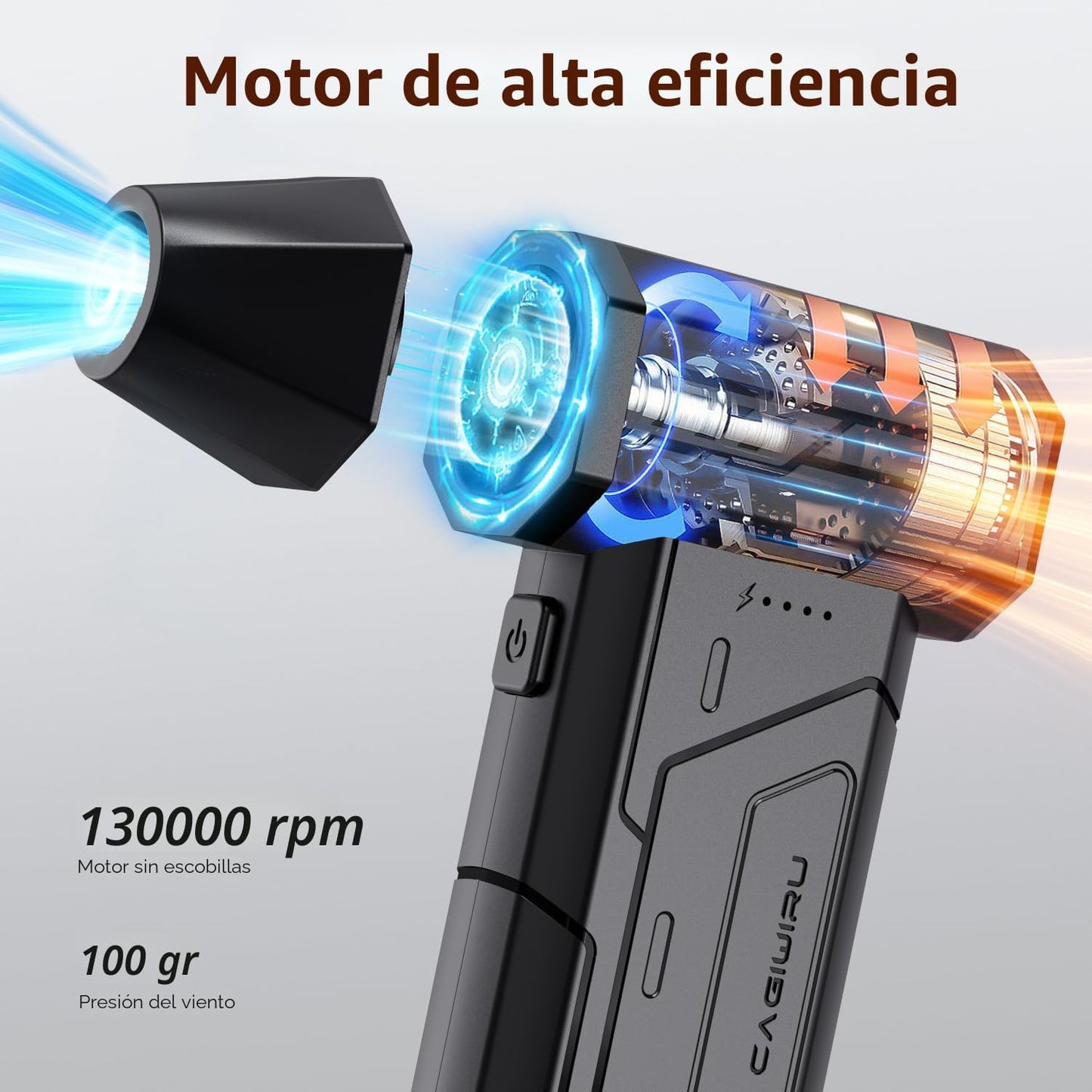 AirDuster Pro - Expulsa polvo de zonas difíciles - Ayuda a prolongar la vida útil de tu computador