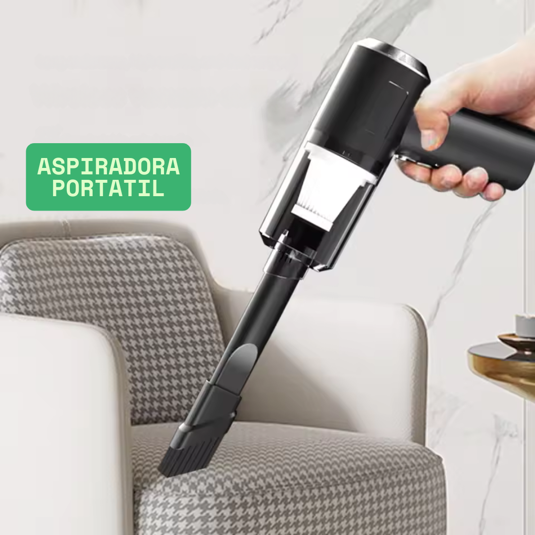 AutoVac – Aspira migas y suciedad – Mantén tu auto limpio después de cada paseo en menos de 5 minutos