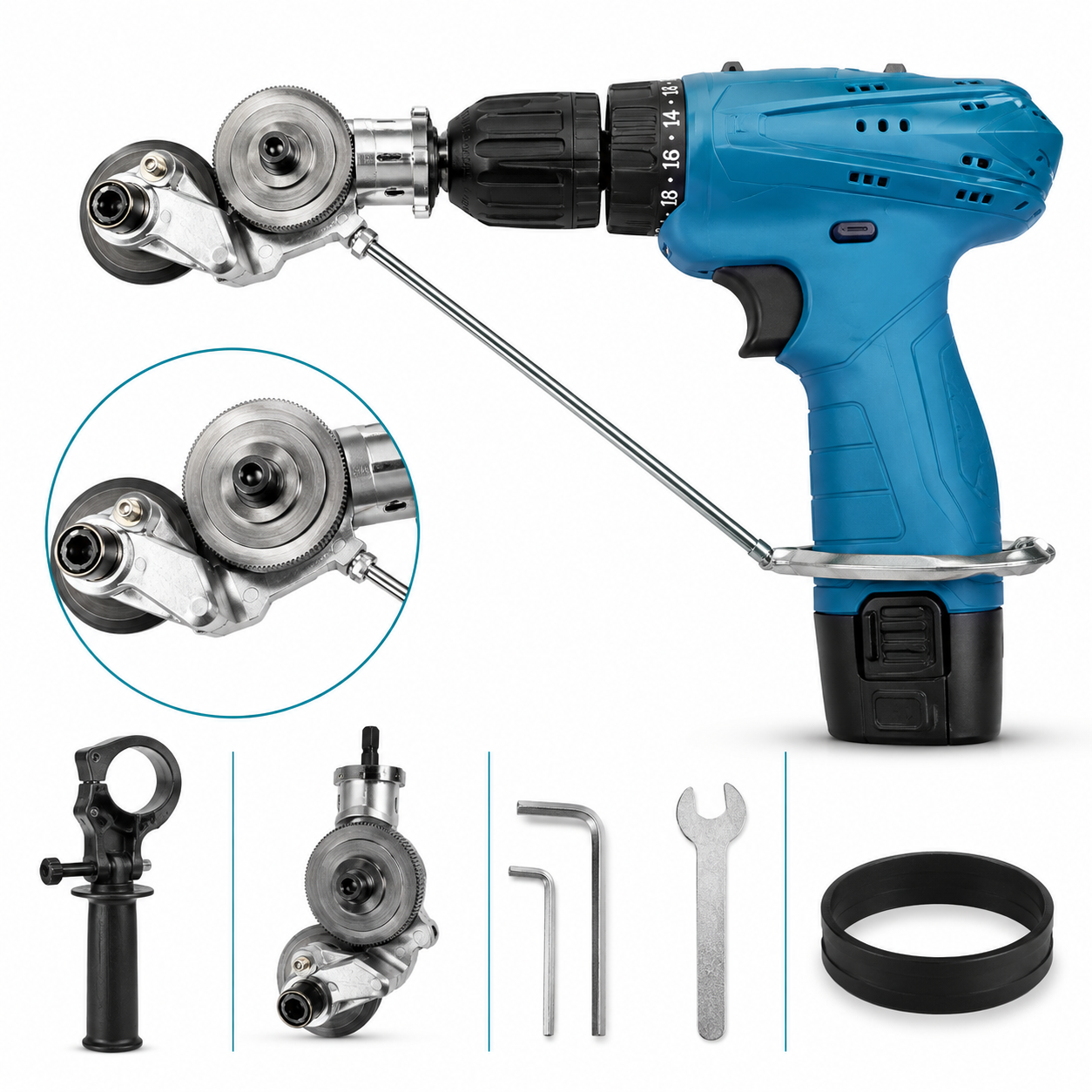DrillCutter Pro – Cortador de Láminas para Taladro – Corta láminas de metal con el taladro que ya tienes desde el primer uso