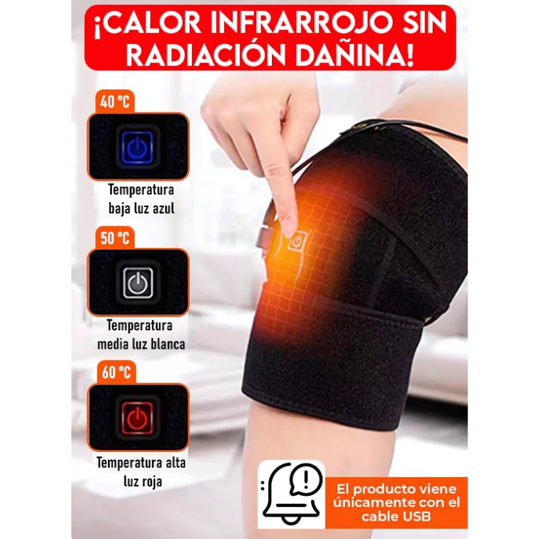Rodillera Térmica FlexiWarm – Relaja y desinflama – Vuelve a moverte sin molestias