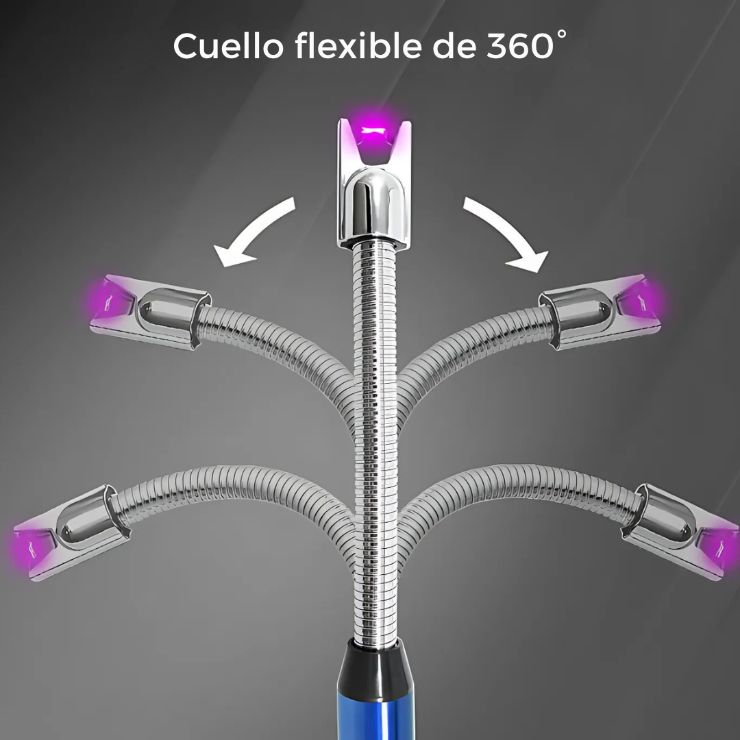Encendedor USB Cuello Flexible – Enciende sin llama ni gas
