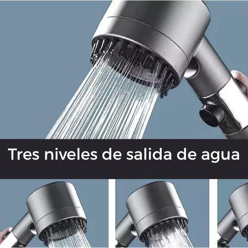 Cabezal de Ducha EcoPower – Presión Intensa con Menor Consumo de Agua