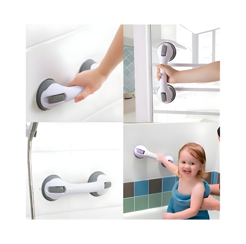 SafeGrip Shower Bar – Soporte Antideslizante – Evita caídas y disfruta una ducha segura