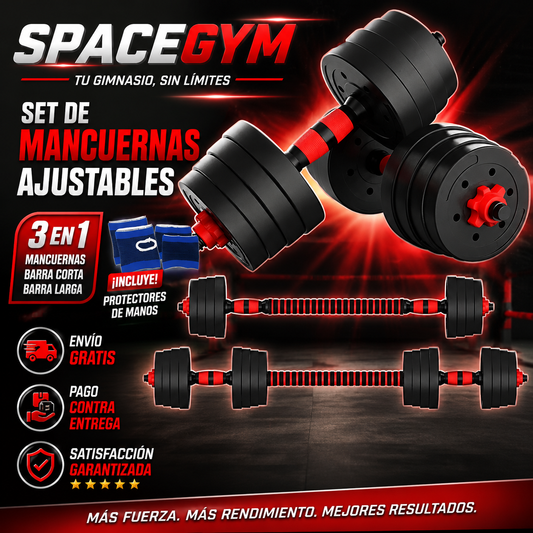 SpaceGym – Fortalece Todo tu Cuerpo – Disfruta entrenamientos completos en casa sin ocupar espacio