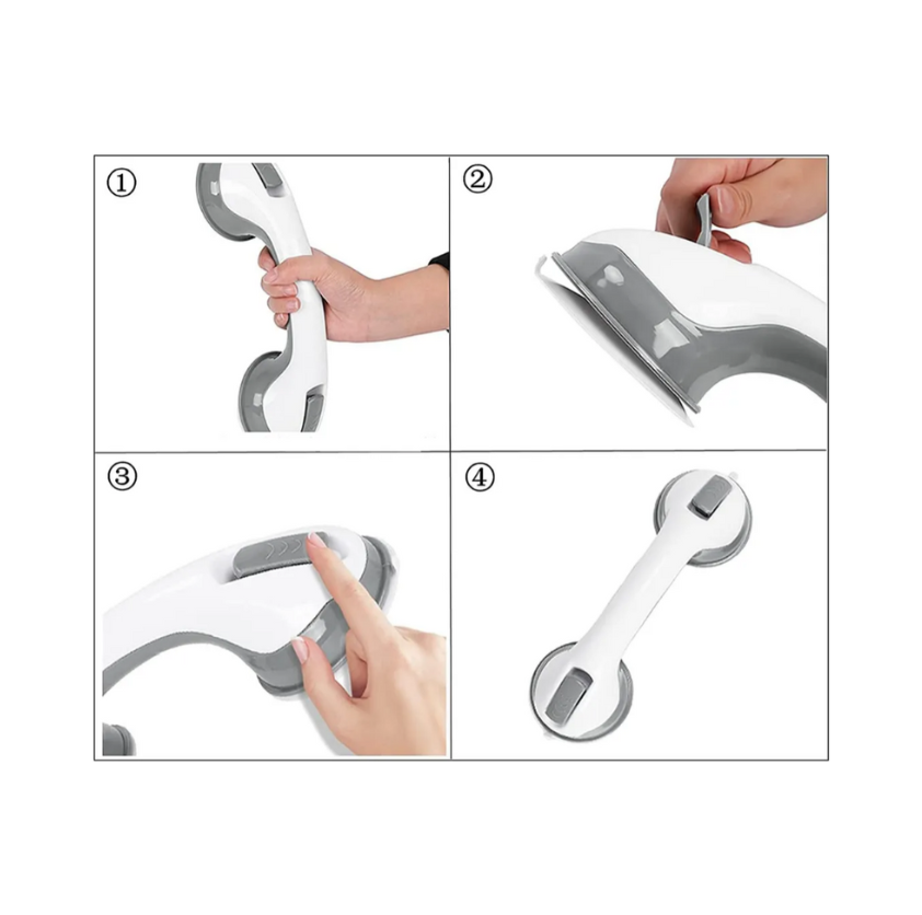 SafeGrip Shower Bar – Soporte Antideslizante – Evita caídas y disfruta una ducha segura
