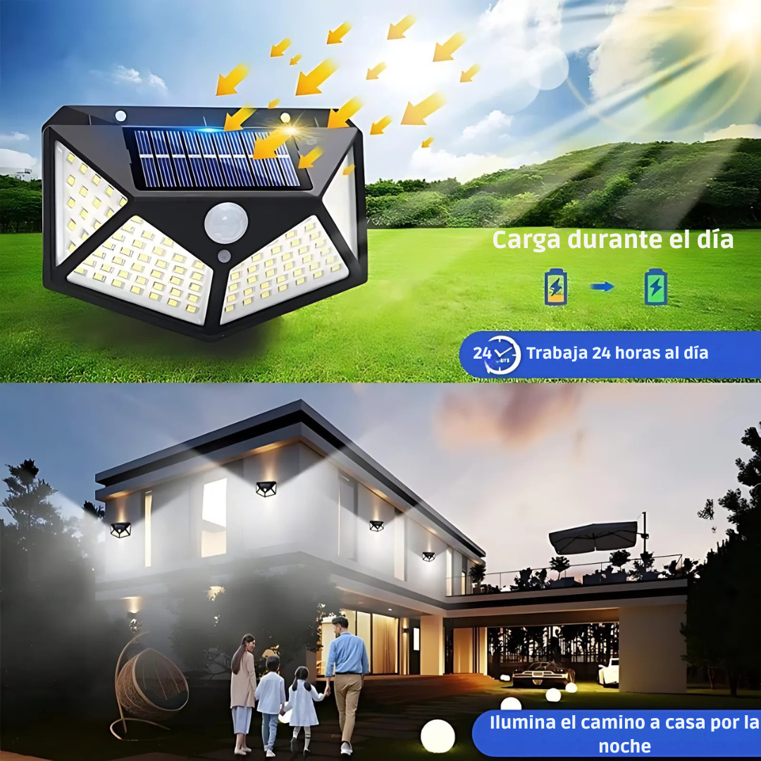 Pack 3 Lamparas Led Solar