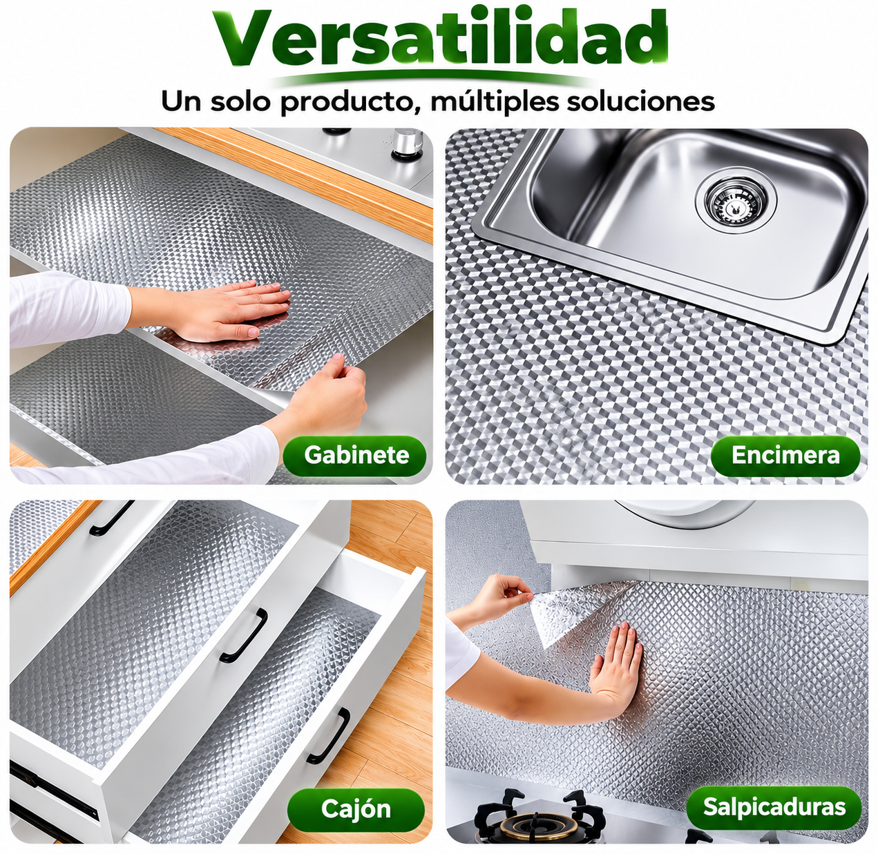 GreaseGuard Foil – Cubre y Protege Superficies – Limpia grasa y salpicaduras en segundos