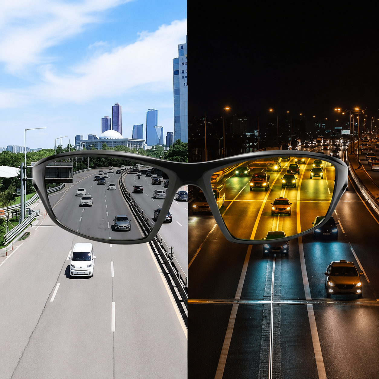 VisionDrive Pro – Filtra Reflejos – Disfruta una conducción más segura de día y de noche al instante.