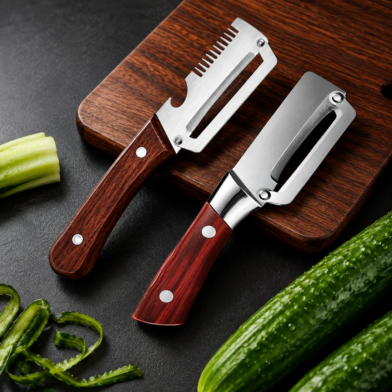 QuickPrep - Cortador y Pelador 3 en 1 – Agiliza la preparación de tus comidas desde el primer día.