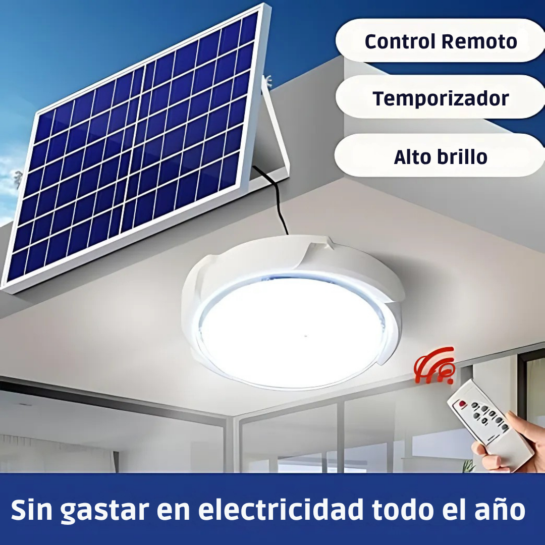LAMPARA LED SOLAR PARA INTERIORES Y EXTERIORES - PAGO CERO EN ELECTRICIDAD