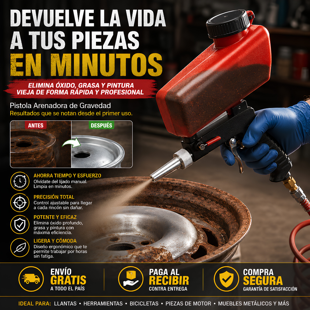 MetalRevive - Elimina Óxido al Instante - Recupera tus piezas metálicas en minutos