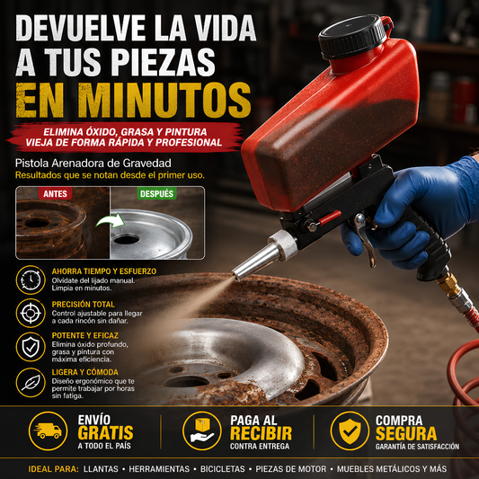 MetalRevive - Elimina Óxido al Instante - Recupera tus piezas metálicas en minutos