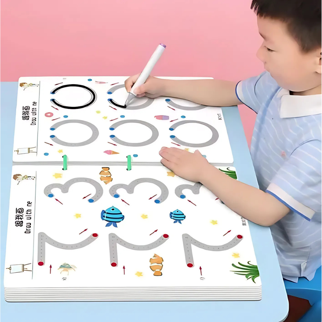 Libro Mágico Reutilizable Educativo para Niños