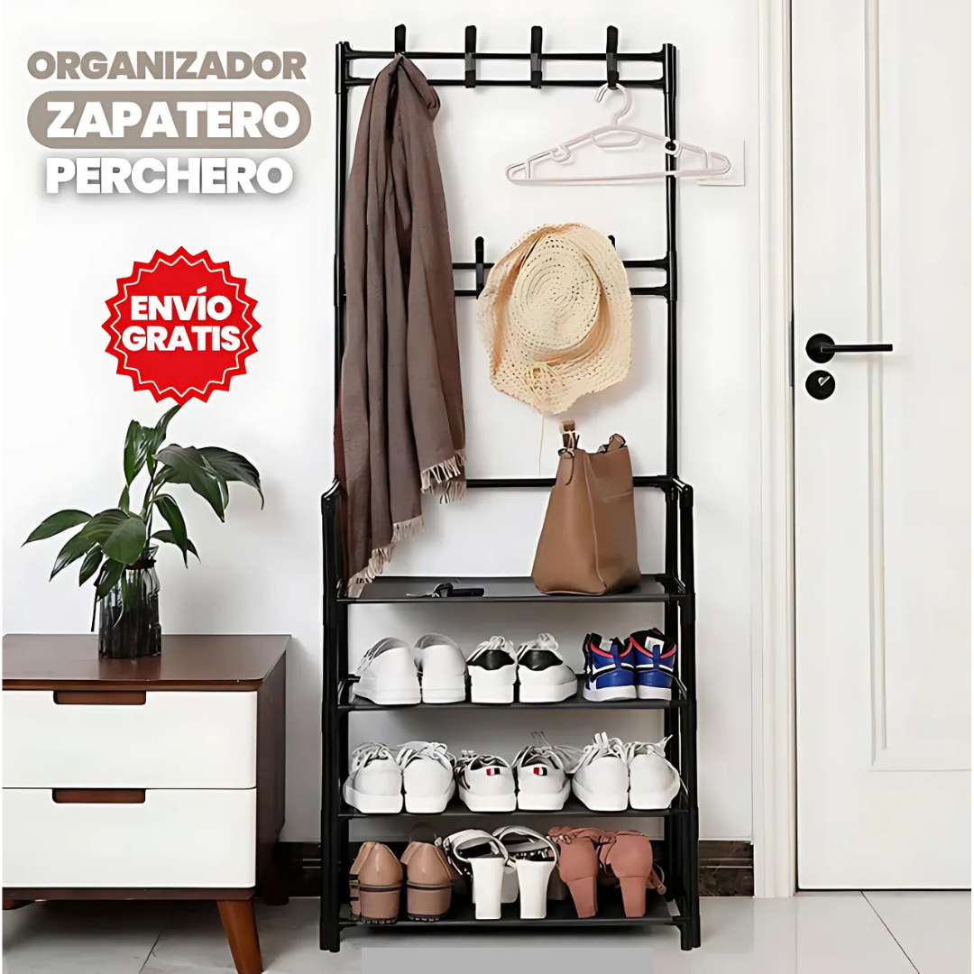 Perchero Organizador Multiuso - Optimiza espacios pequeños