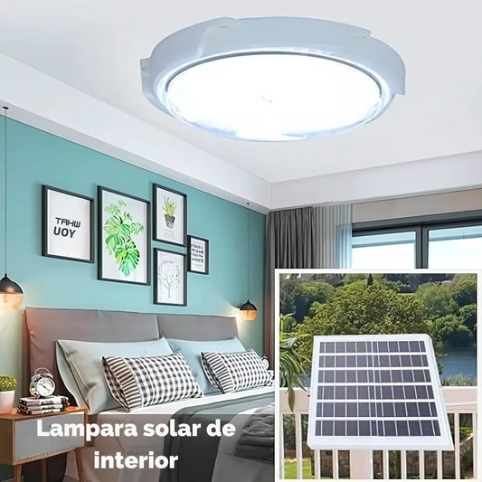 LAMPARA LED SOLAR PARA INTERIORES Y EXTERIORES - PAGO CERO EN ELECTRICIDAD