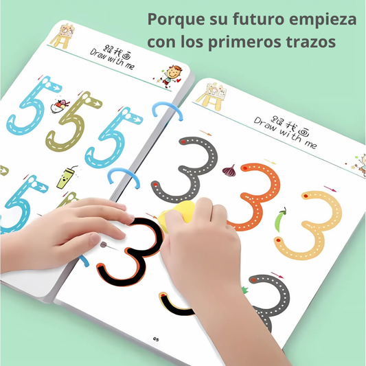 Libro Mágico Reutilizable Educativo para Niños