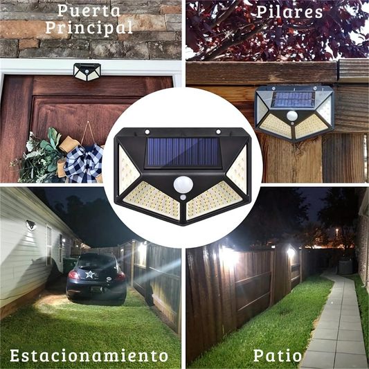 Pack 3 Lamparas Led Solar