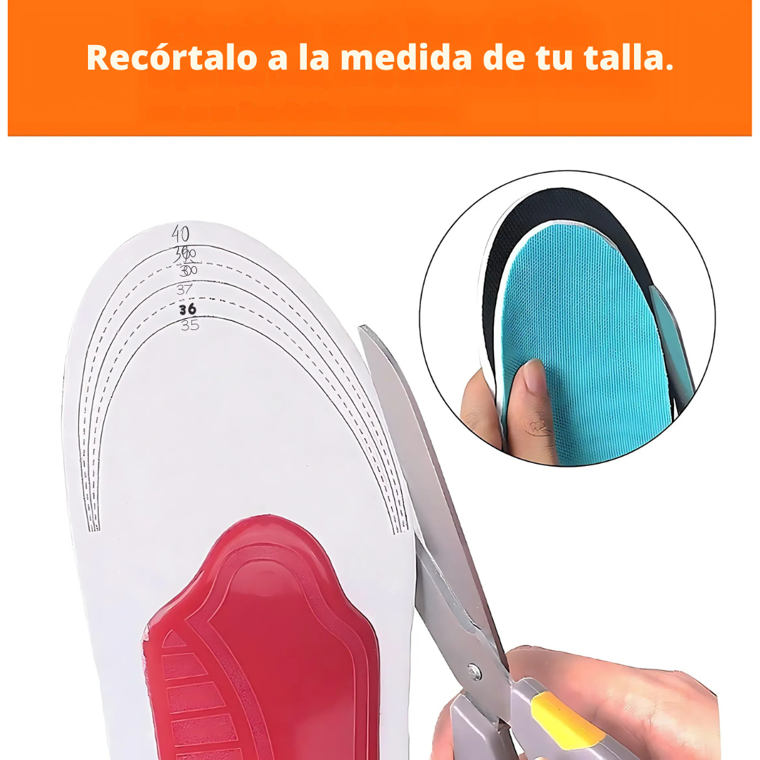 Plantillas Ortopédicas Premium - – Alivio del dolor plantar – Reduce el dolor de pies y talón sin medicamentos