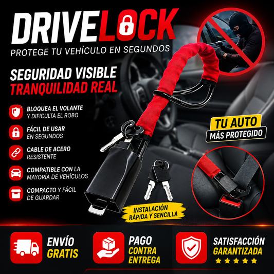 DriveLock - Protege tu Auto - Disfruta de mayor tranquilidad desde el momento en que estacionas